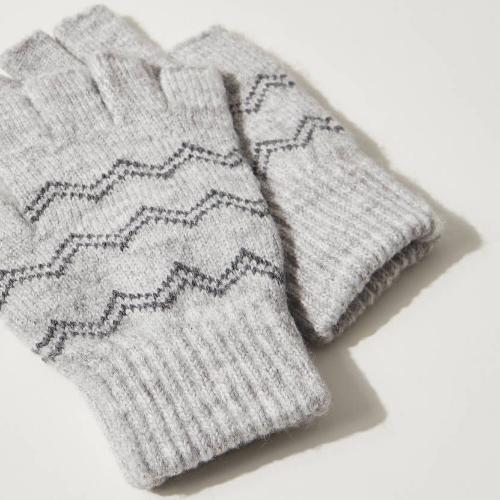 Fingerless Gloves Gray