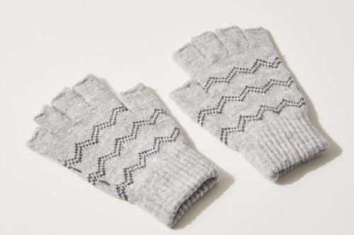 Fingerless Gloves Gray