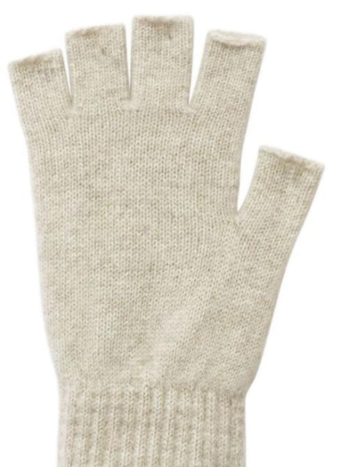 Fingerless Gloves-Off White