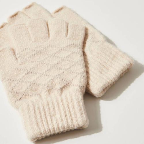 Fingerless Gloves Gray