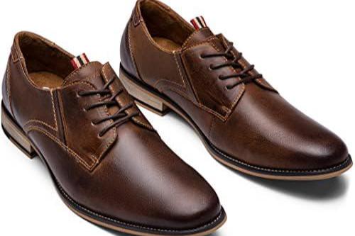 Leather Oxford Shoes Brown