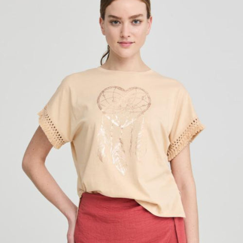 Neck Sandy Blouse -Shirt White