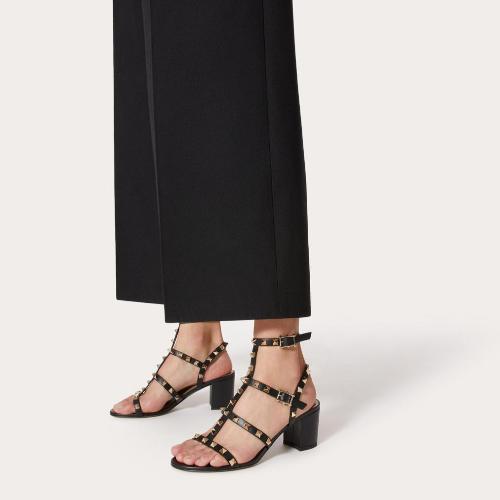 Rockstud Sandals Black