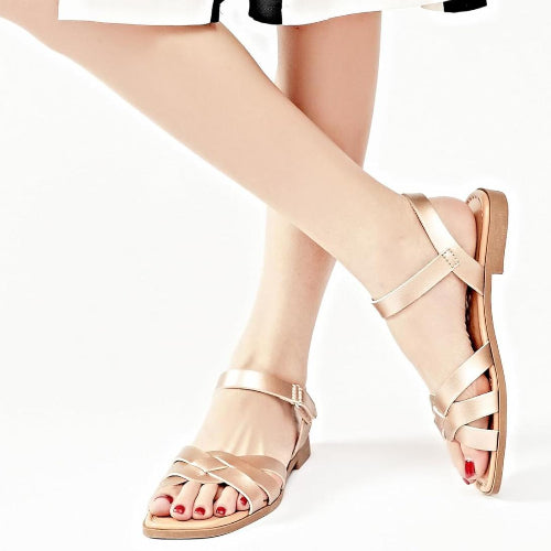 Rockstud Sandals Beige