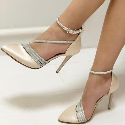 Rockstud Sandals Beige