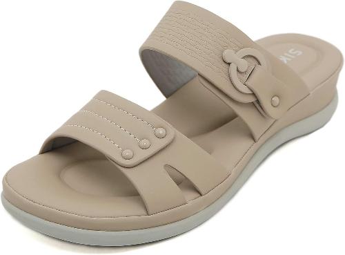 Rockstud Sandals Tan